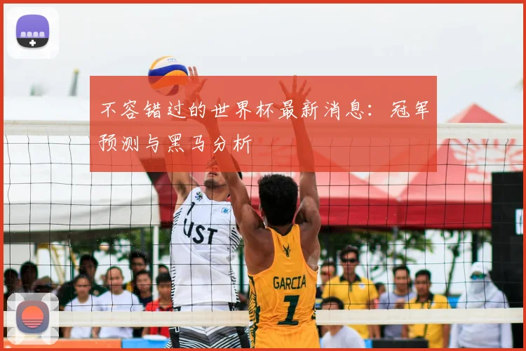 不容错过的世界杯最新消息：冠军预测与黑马分析