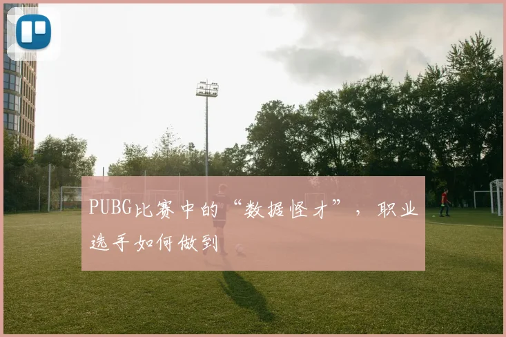 PUBG比赛中的“数据怪才”，职业选手如何做到